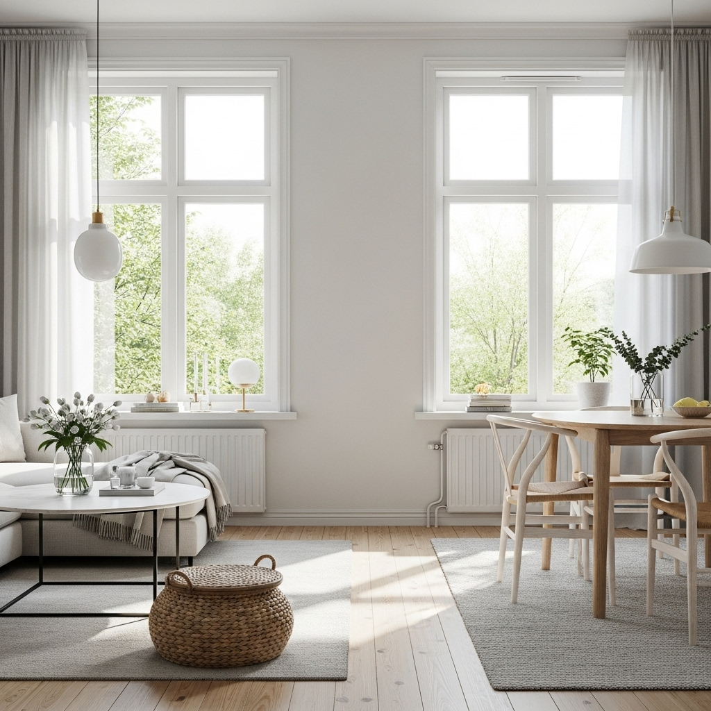 Regelbunden fönsterputs i Lidingö hem